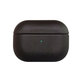 FixPremium - Kožené Pouzdro pro AirPods Pro 2, černá