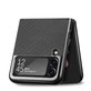 FixPremium - Pouzdro Carbon pro Samsung Galaxy Z Flip 2, černá