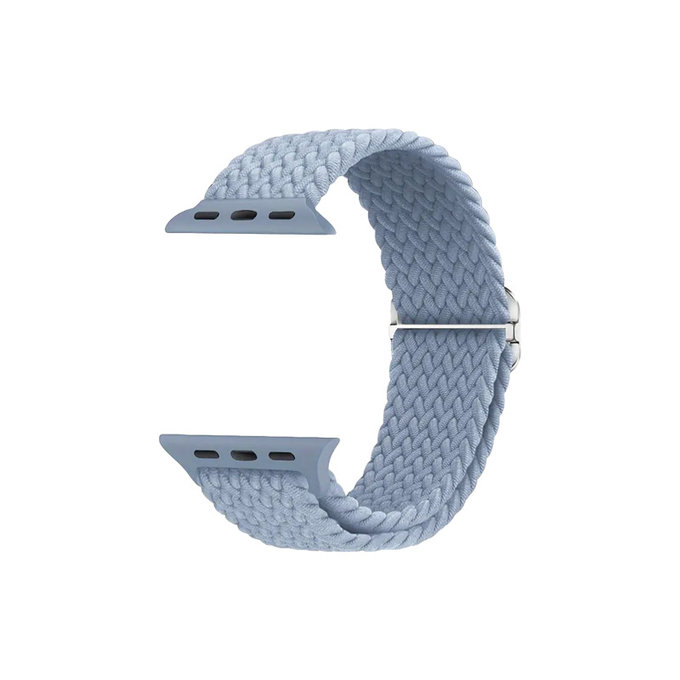 FixPremium - Řemínek Solo Loop pro Apple Watch (42, 44, 45 a 49mm), light blue