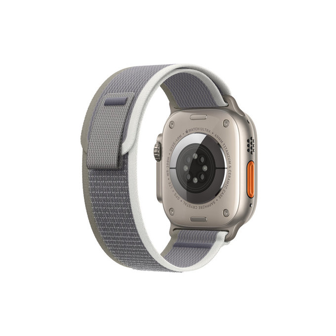 FixPremium - Řemínek Trail Loop pro Apple Watch (38, 40 a 41mm), šedá