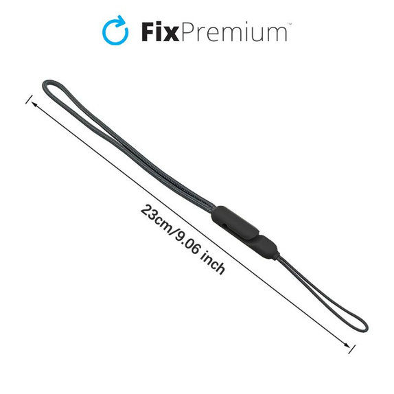 FixPremium - Popruh pro AirPods Pro 2, černá