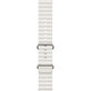 FixPremium - Řemínek Ocean Loop pro Apple Watch (42, 44, 45 a 49mm), bílá