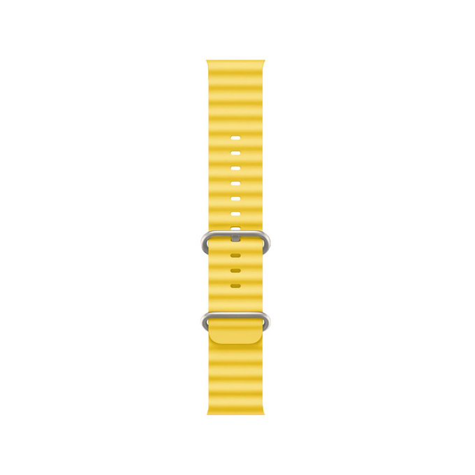 FixPremium - Řemínek Ocean Loop pro Apple Watch (38, 40 a 41mm), žlutá