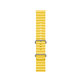 FixPremium - Řemínek Ocean Loop pro Apple Watch (38, 40 a 41mm), žlutá