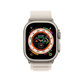 FixPremium - Řemínek Alpine Loop pro Apple Watch (42, 44, 45 a 49mm), starlight