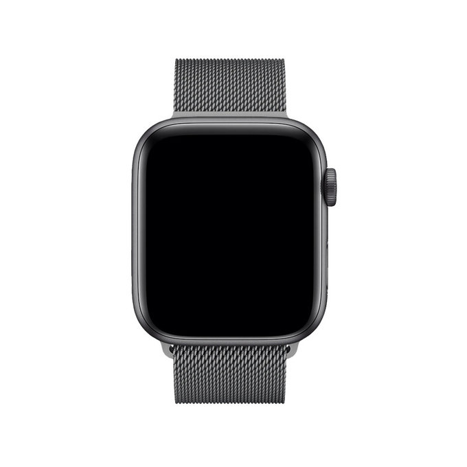 FixPremium - Řemínek Milanese Loop pro Apple Watch (42, 44, 45 a 49mm), graphite