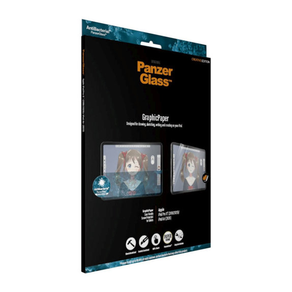 Ochranná fólie GraphicPaper Case Friendly AB pro iPad Pro 11''/Air 10,9'', Čirá, PanzerGlass
