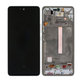 Samsung Galaxy A53 A536B - LCD Displej + Dotykové Sklo + Rám (Awesome Black) OLED