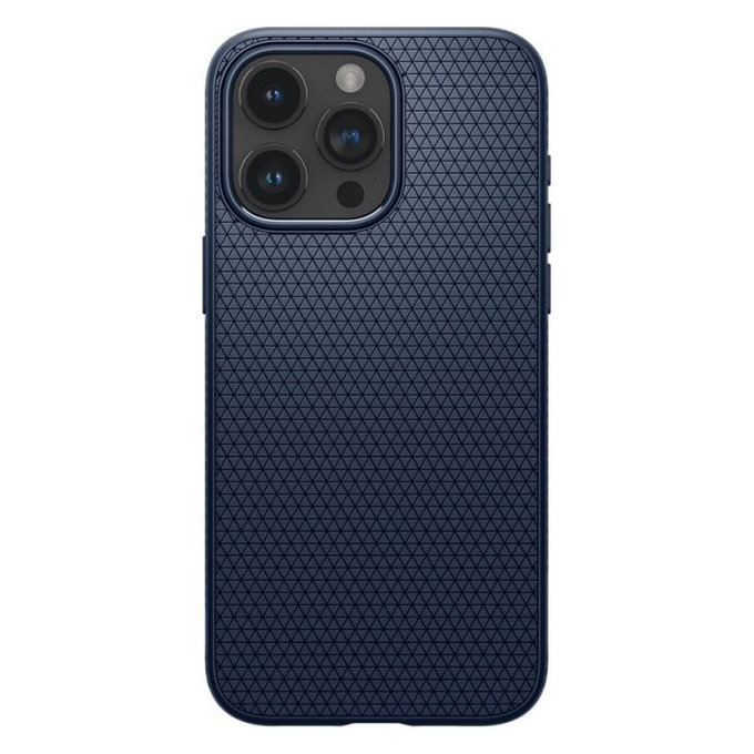 Spigen - Pouzdro Liquid Air pro iPhone 15 Pro, navy blue