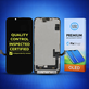 Displej Soft OLED pro iPhone 14, Dotykové sklo s rámem, FixPremium