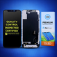 Displej Hard OLED pro iPhone 14, Dotykové sklo s rámem, FixPremium