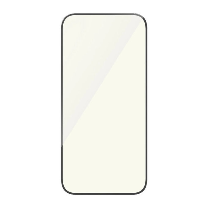 Tvrzené sklo UWF Eyecare s aplikátorem pro iPhone 15, Černá, PanzerGlass