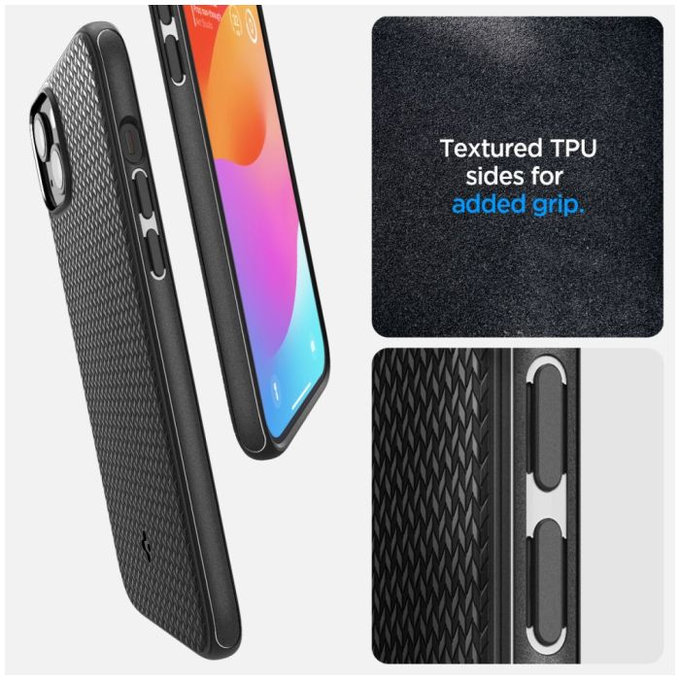 Spigen - Pouzdro Mag Armor s MagSafe pro iPhone 15, matte black