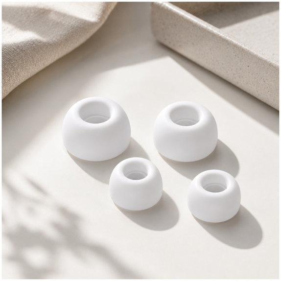 FixPremium - AirPods Pro Tips - Sada 2 ks (L, S), white