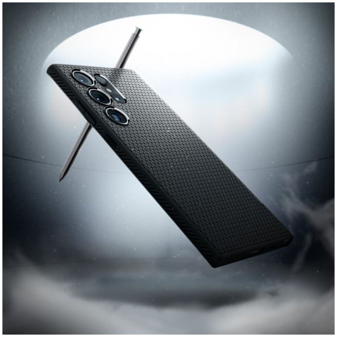 Spigen - Pouzdro Liquid Air pro Samsung Galaxy S24 Ultra, Matte Black