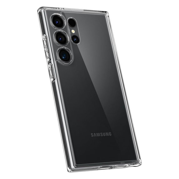 Spigen - Pouzdro Ultra Hybrid pro Samsung Galaxy S24 Ultra, transparentná