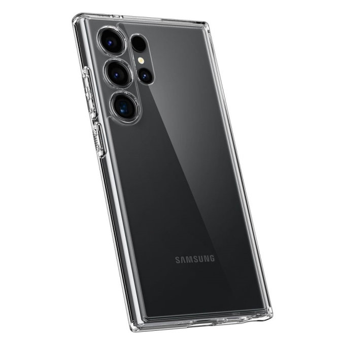 Spigen - Pouzdro Ultra Hybrid pro Samsung Galaxy S24 Ultra, transparentná