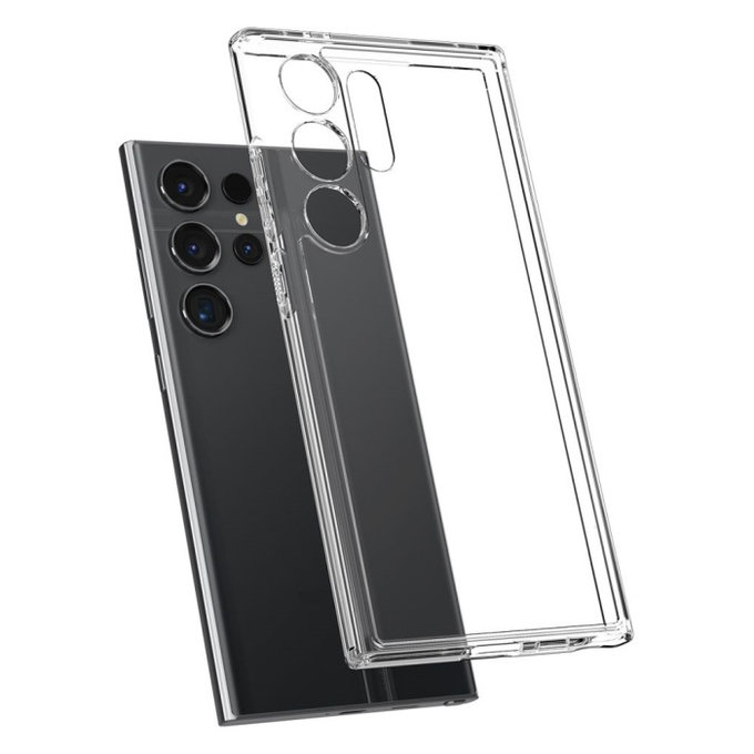Spigen - Pouzdro Ultra Hybrid pro Samsung Galaxy S24 Ultra, transparentná