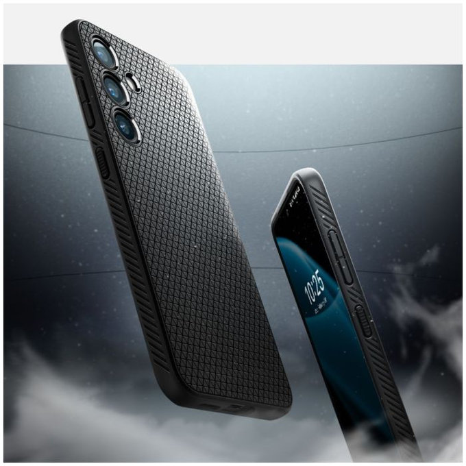 Spigen - Pouzdro Liquid Air pro Samsung Galaxy S24+, Matte Black