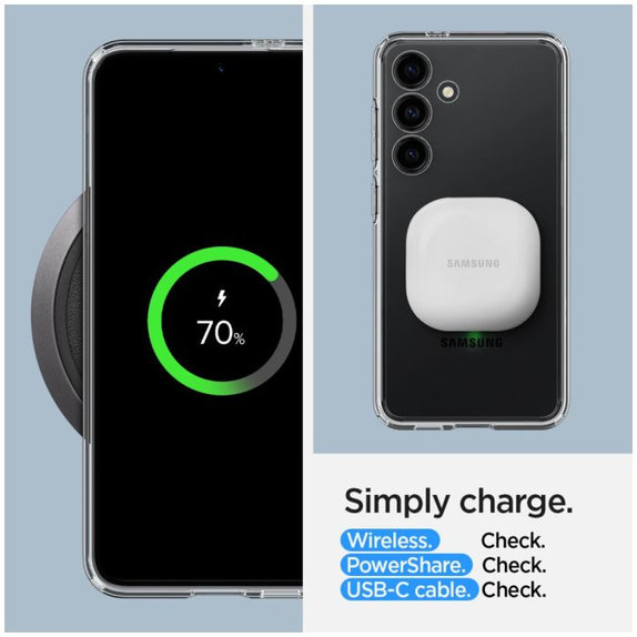 Spigen - Pouzdro Ultra Hybrid pro Samsung Galaxy S24, transparentná