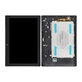Lenovo TAB 2 A10-70 - LCD Displej + Dotykové Sklo + Rám (Black) TFT