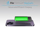 FixPremium - MagSafe PowerBank s LCD 5000mAh, fialová