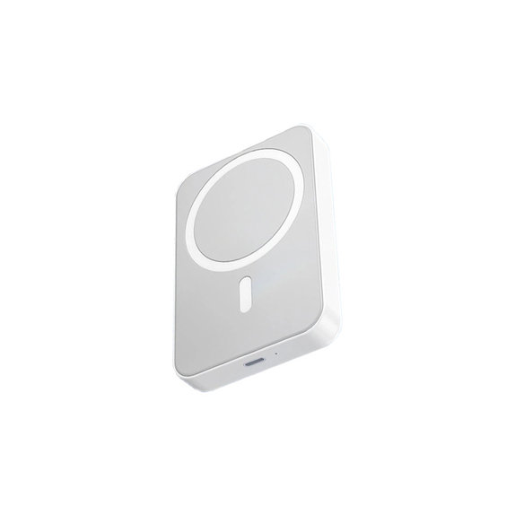 FixPremium - MagSafe PowerBank se Stojanem 5000mAh, bílá