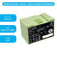 iRobot Roomba e-series, i-series - Baterie ABL-D1, 4624864, ABL-D2 Li-Ion 14.4V 3000mAh