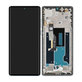 Motorola Edge 50 Fusion - LCD Displej + Dotykové Sklo + Rám (Marshmallow Blue) - 5D68C24359 Genuine Service Pack