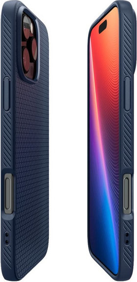 Spigen - Pouzdro Liquid Air pro iPhone 16 Pro, navy blue