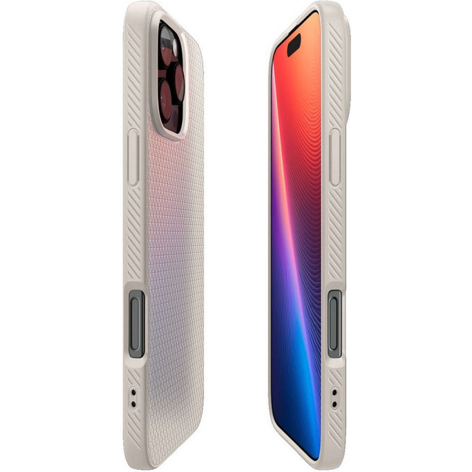 Spigen - Pouzdro Liquid Air pro iPhone 16 Pro, natural titanium