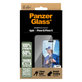 Tvrzené sklo UWF s aplikátorem pro iPhone 16/15, Černá, PanzerGlass