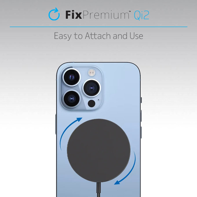 FixPremium - MagSafe Nabíječka s Qi2, černá