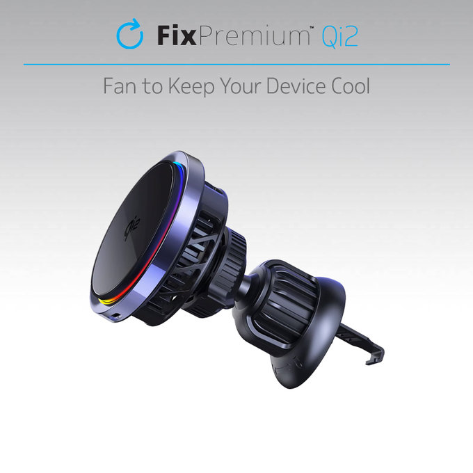 FixPremium - MagSafe Nabíječka do Auta Mini s Qi2, černá