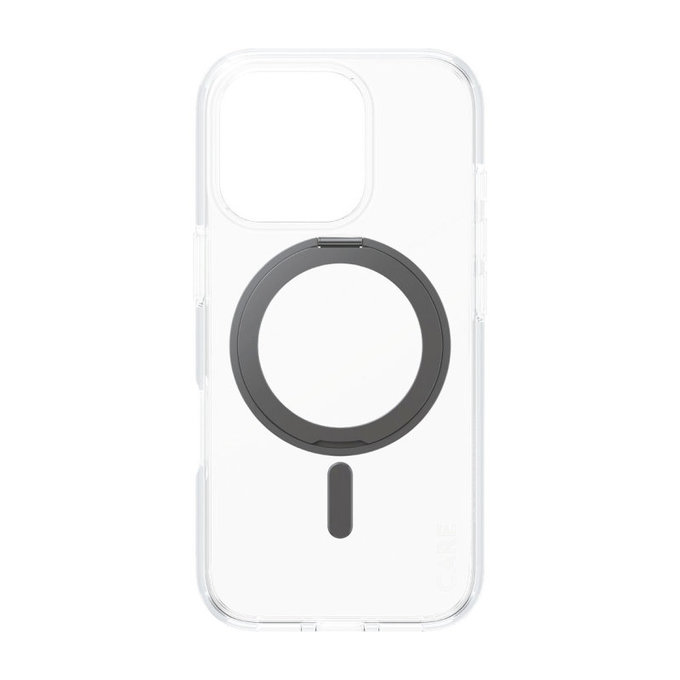 Pouzdro Kickstand s MagSafe pro iPhone 16 Pro, Černá, CARE