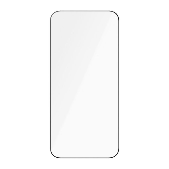 Tvrzené sklo UWF Ceramic s aplikátorem pro iPhone 15 Pro Max, Černá, PanzerGlass