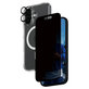 Bundle Hoops + Tvrzené sklo UWF Privacy + Hard Case pro iPhone 16, PanzerGlass