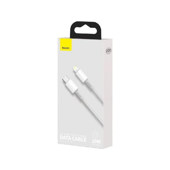 Baseus - Kabel Lightning/USB-C, 1.5m, bílá
