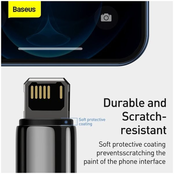 Baseus - Kabel Lightning/USB, 1.5m, černá