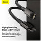 Baseus - Kabel Lightning/USB-C, 1.5m, černá