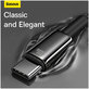 Baseus - Kabel USB-C/USB, 1.5m, černá