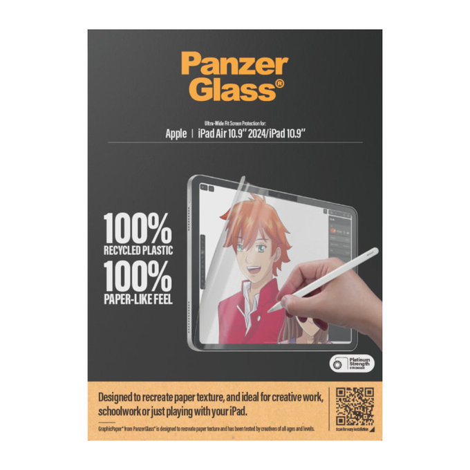 Ochranná fólie GraphicPaper UWF pro iPad (10th Gen 2022)/(11th Gen 2025), čirá, PanzerGlass