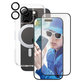 Bundle Hoops Ceramic + Tvrzené sklo UWF Ceramic + Pouzdro Kickstand pro iPhone 16 Pro, CARE