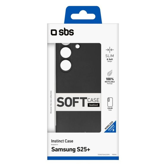 SBS - Pouzdro Instinct pro Samsung Galaxy S25+, černá