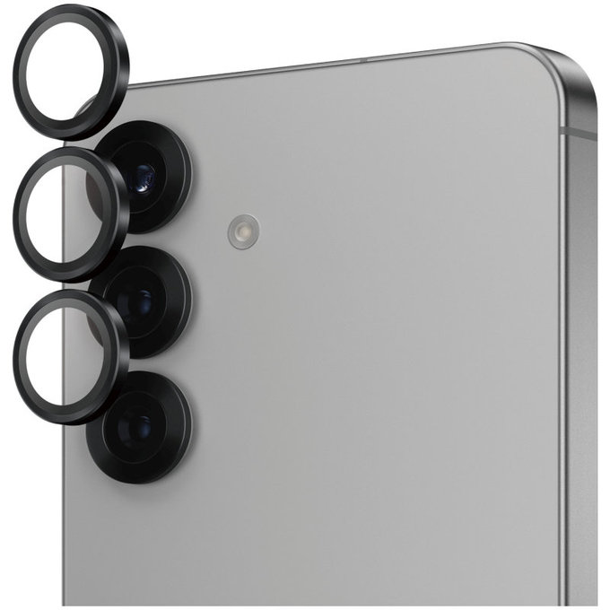Ochranný kryt objektivu Hoops pro Samsung S25, Černá, PanzerGlass