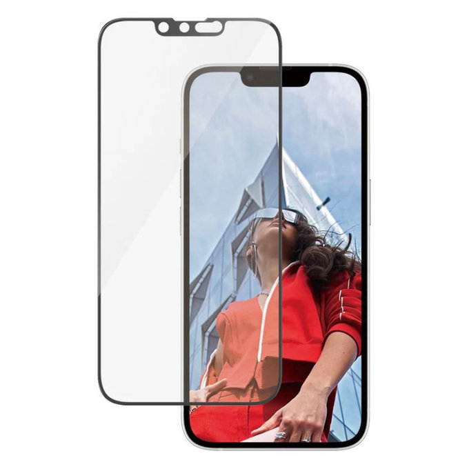 Tvrzené sklo UWF s aplikátorem pro iPhone 17e/16e/14/13/13 Pro, Černá, PanzerGlass
