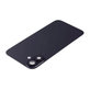 Apple iPhone 16 - Sklo Zadního Housingu + Sklíčko Kamery + Kovová Destička + Magsafe Magnet (Black)
