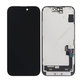 Displej Soft OLED pro iPhone 15, Dotykové sklo s rámem, DIAGNOSTIC