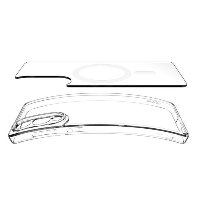 Spigen - Pouzdro Ultra Hybrid s MagSafe pro Samsung Galaxy S25 Edge, bílá