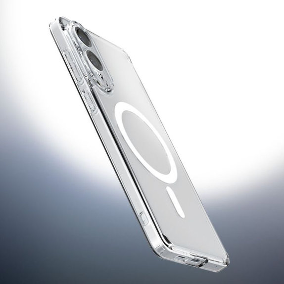 Spigen - Pouzdro Ultra Hybrid s MagSafe pro Samsung Galaxy S25 Edge, bílá
